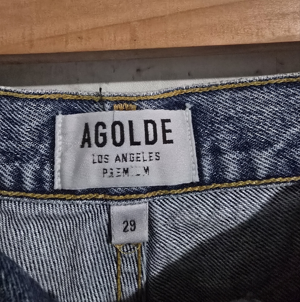 Agolde Dorian Straight Leg Jean Lt. Wash size 29 - Picture 10 of 12